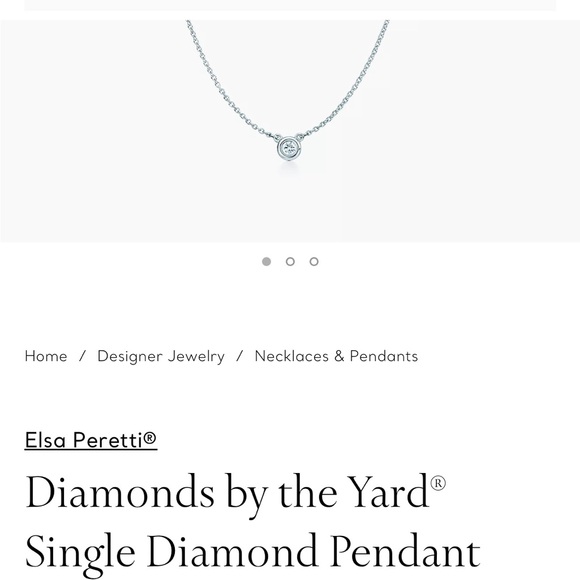 Tiffany & Co Single Diamond by the Yard Silver - Picture 7 of 7